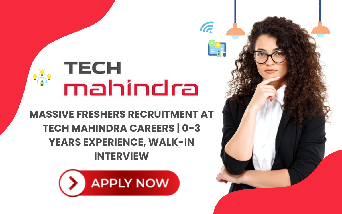 Tech Mahindra Work From Home Jobs for Freshers 2024 Ashrav Listing