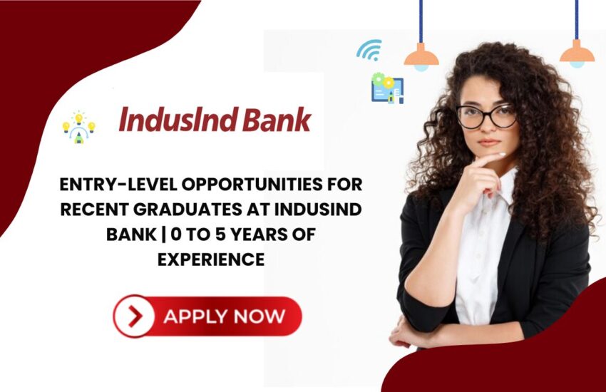 urgent hiring in Indusind bank