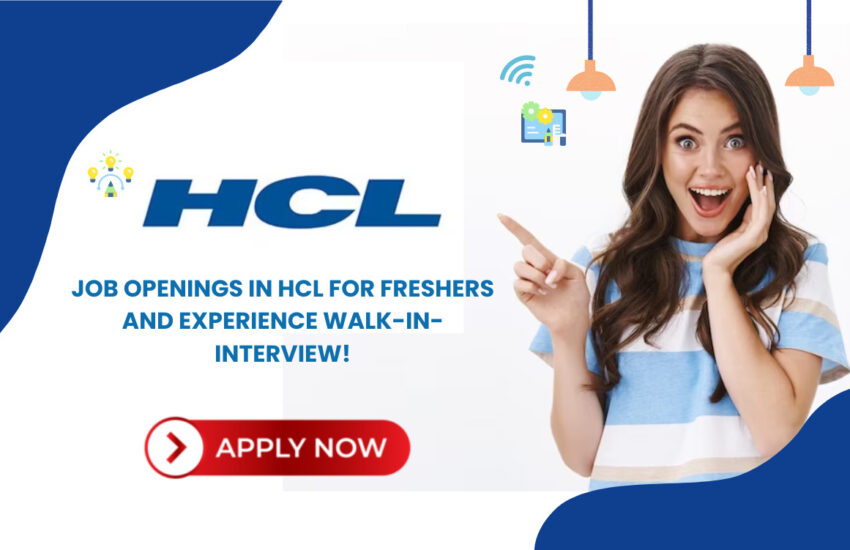 Jobs in HCL