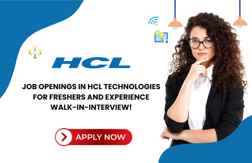 Jobs in HCL Technologies